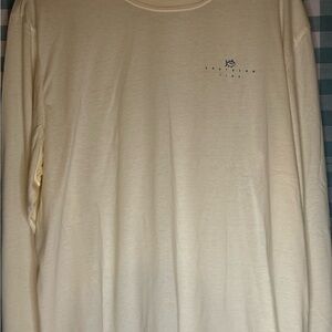 New Southern Tide Cream Long Sleeve Tee
